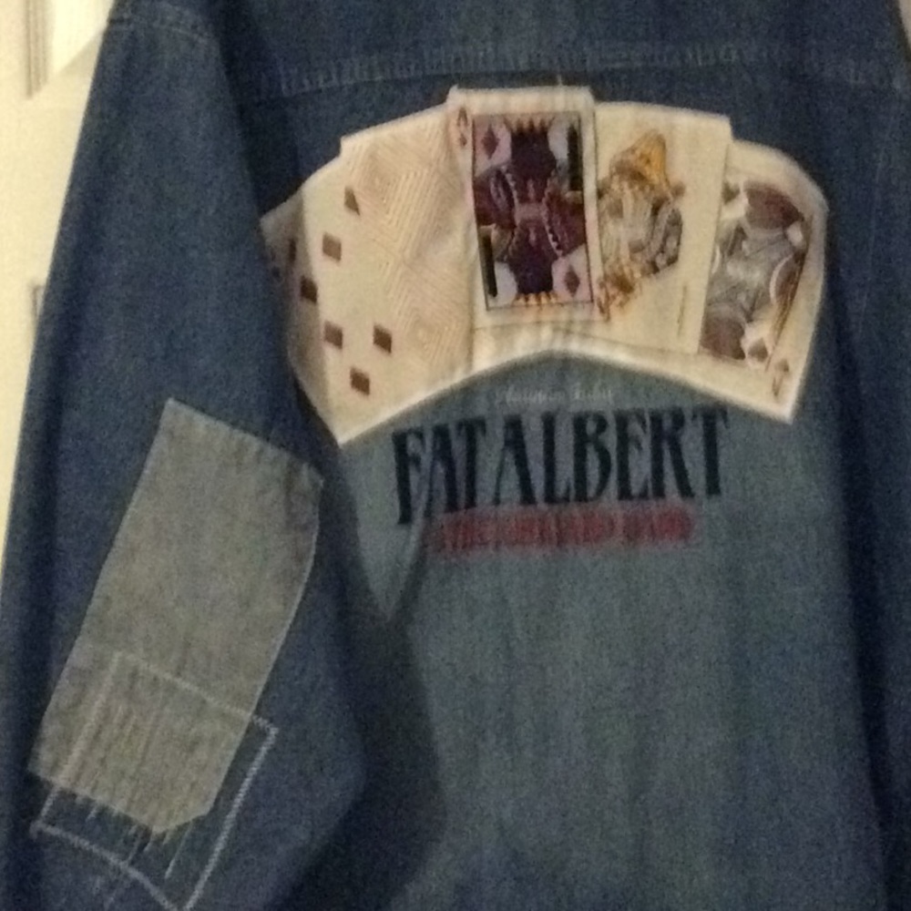 FUBU FAT ALBERT PLATNIUM VINTAGE JEANS JACKET